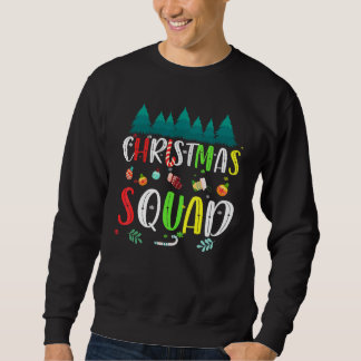 Christmas Squad Xmas Tree Family Matching Pyjamas  Sweatshirt