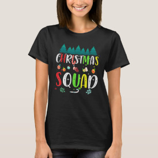 Christmas Squad Xmas Tree Family Matching Pyjamas  T-Shirt