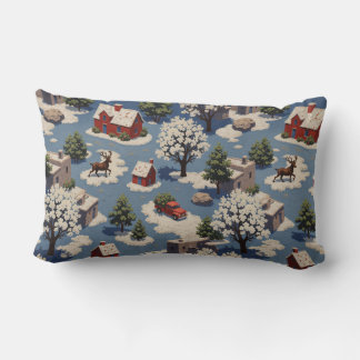 Christmas Square Lumbar Cushion
