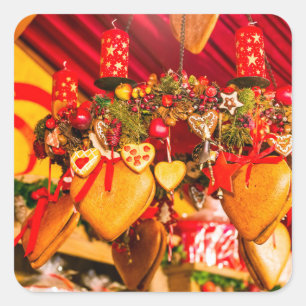 Christmas Square Sticker
