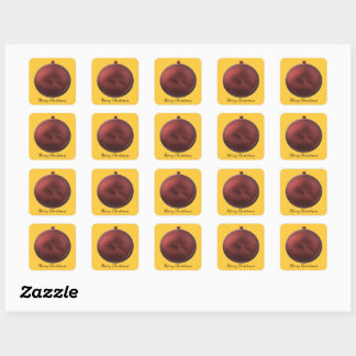 Christmas Square Sticker