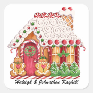 Christmas Square Sticker