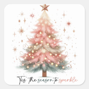 Christmas Square Sticker