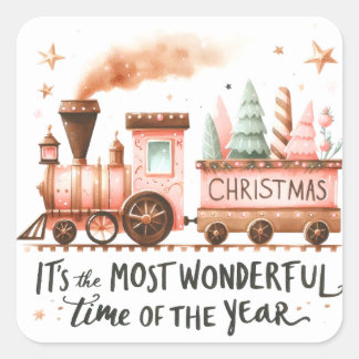 Christmas Square Sticker