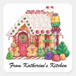Christmas Square Sticker