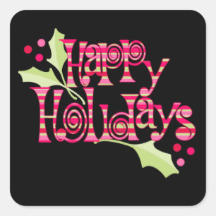 Christmas Square Sticker