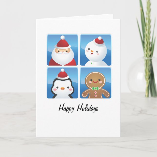 Christmas Squares Cards (Front)
