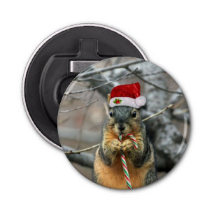 Christmas Squirrel Bottle Opener