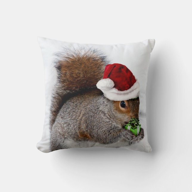 Christmas squirrel cushion (Front)