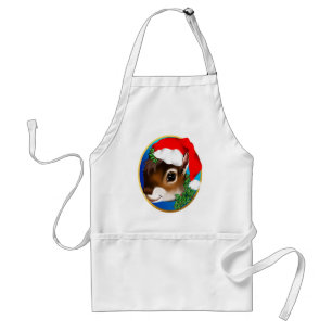 Christmas Squirrel Face Apron