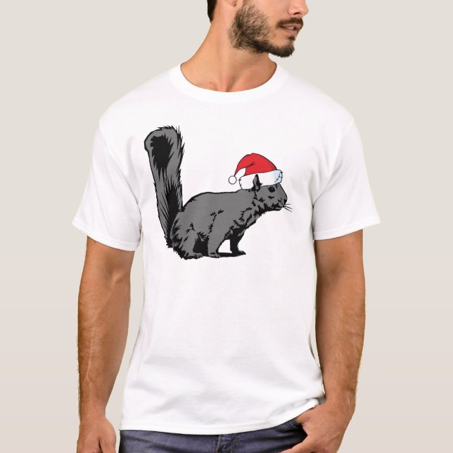 Christmas Squirrel T-Shirt (Front)
