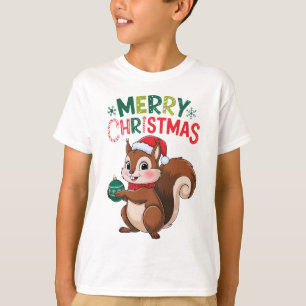Christmas squirrel with Christmas ball T-Shirt