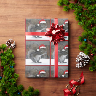 Christmas Squirrel Wrapping Paper