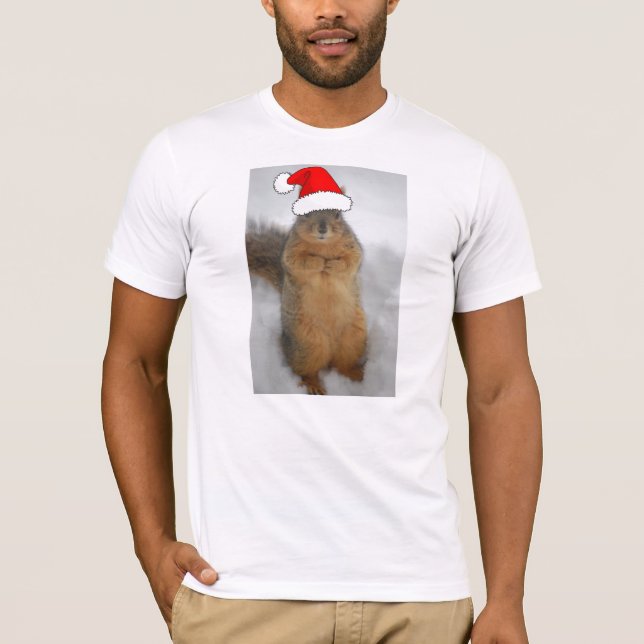Christmas Squirrels T-Shirt (Front)