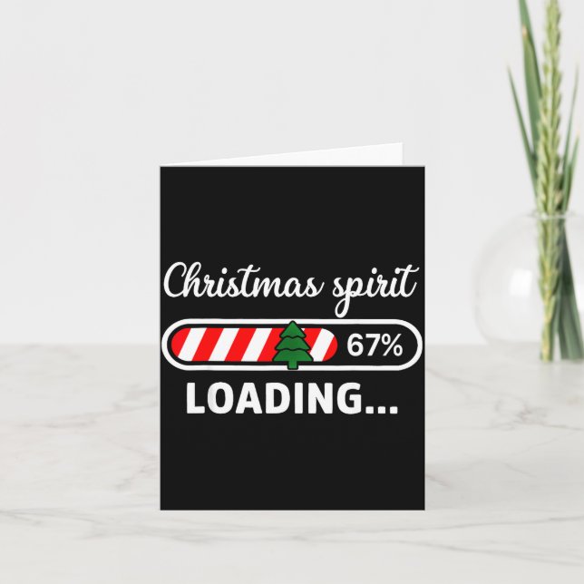 Christmas Srit Loading 67 Meme Boys Kids Gen Z Alp Card (Front)
