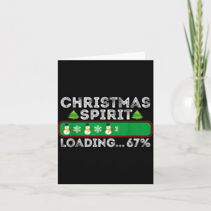 Christmas Srit Loading 67 Six Seven Meme Funny Sno Card