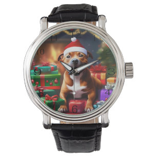 Christmas Staffordshire Bull Terrier, Watch
