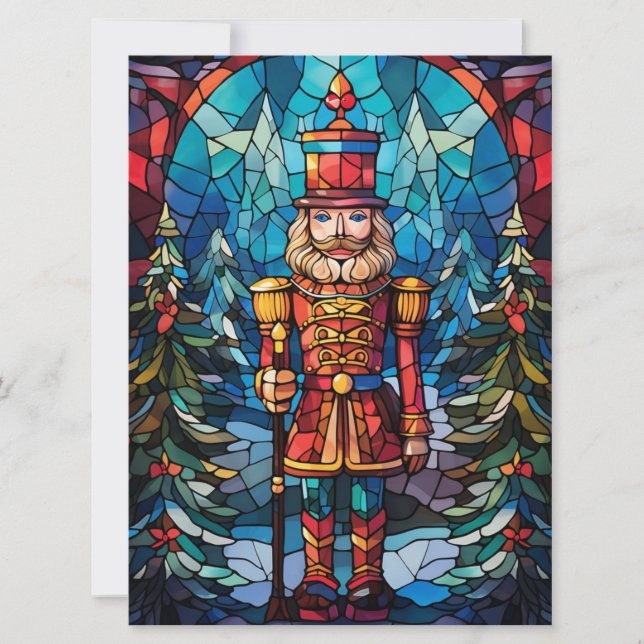 Christmas Stained Glass Card (Front)