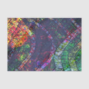 Christmas Stained Glass Design Tissue paper