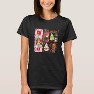 Christmas Stamp Tee Retro Holiday Vintage Postage 