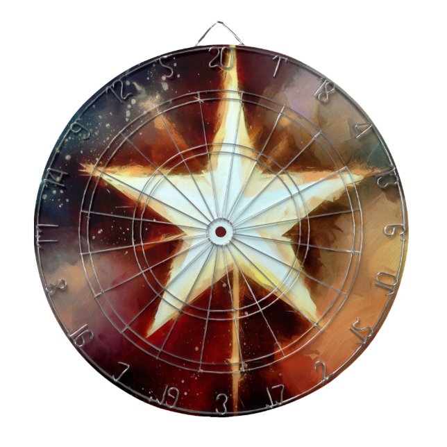 Christmas Star (1) Dartboard (Front)
