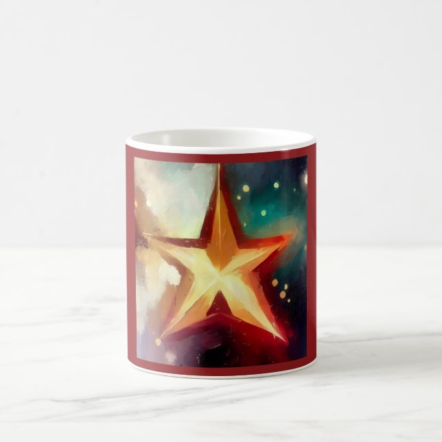 Christmas Star 3 Coffee Mug (Center)