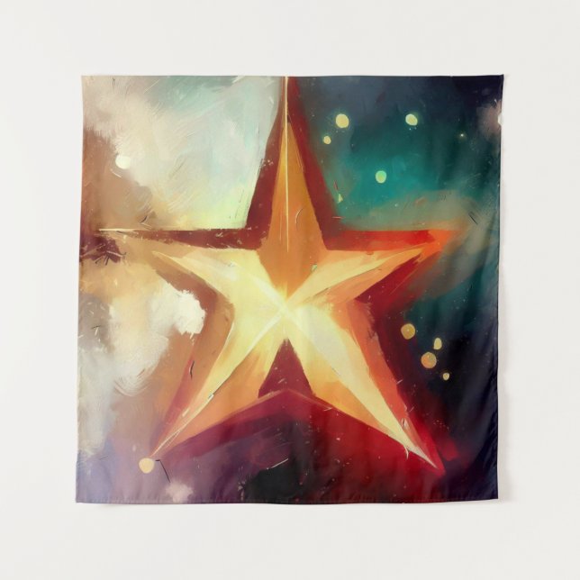 Christmas Star 3 Tapestry (Front)