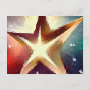 Christmas Star 4 Holiday Postcard