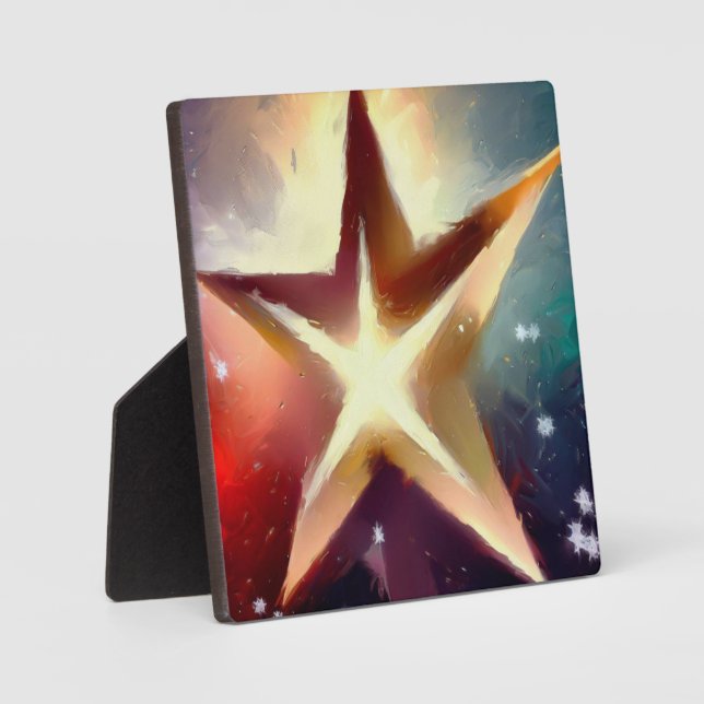 Christmas Star 4 Plaque (Front)