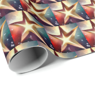 Christmas Star 4 Wrapping Paper