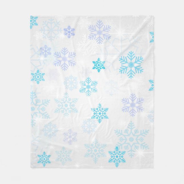 Christmas star background backdrop fleece blanket (Front)