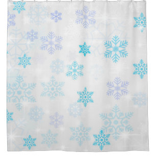 Christmas star background backdrop shower curtain