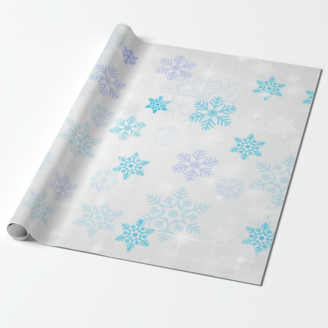 Christmas star background backdrop wrapping paper (Unrolled)