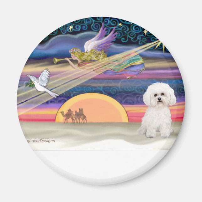 Christmas Star - Bichon Frise 2 Magnet (Front)