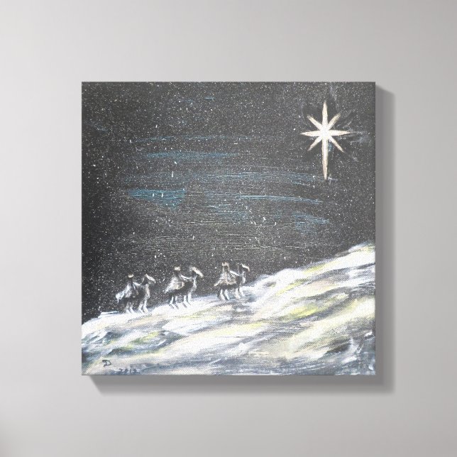 Christmas Star Canvas Print (Front)