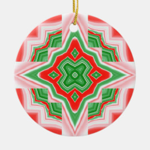 Christmas Star Ceramic Tree Decoration