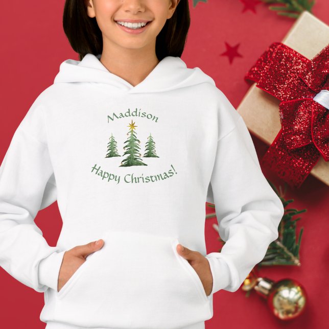 Christmas Star, Child's Name    (Christmas Star, Child's Name Hoodie)