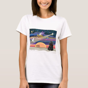 Christmas Star - Cocker Spaniel (black) T-Shirt