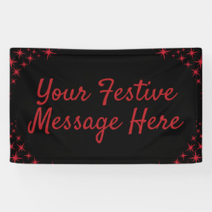 Christmas Star Flourish Banner