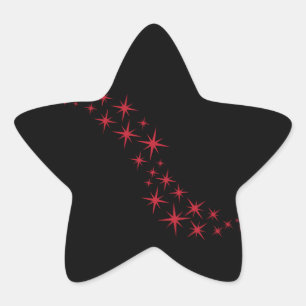 Christmas Star Flourish Sticker