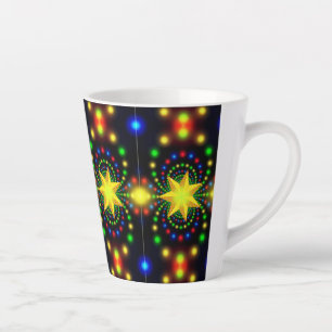 Christmas Star Fractal Design-29440 Latte Mug