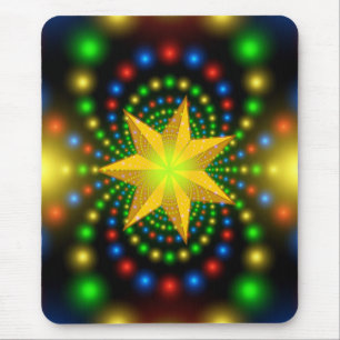 Christmas Star Fractal Design-29440 Mouse Pad