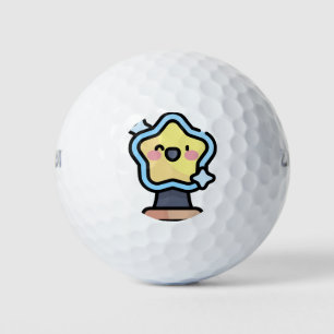 christmas star golf balls