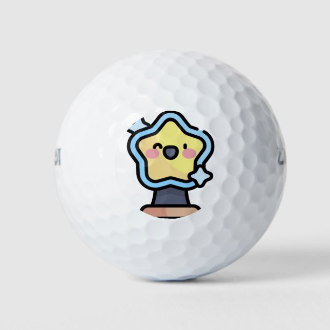 christmas star golf balls (Front)