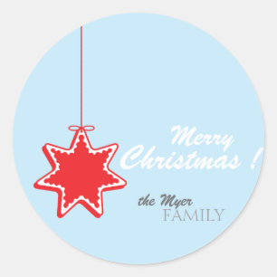 Christmas Star - holiday gift tags