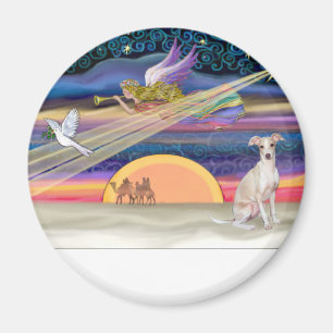 Christmas Star - Italian Greyhound 5 Magnet