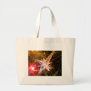 Christmas Star Large Tote Bag