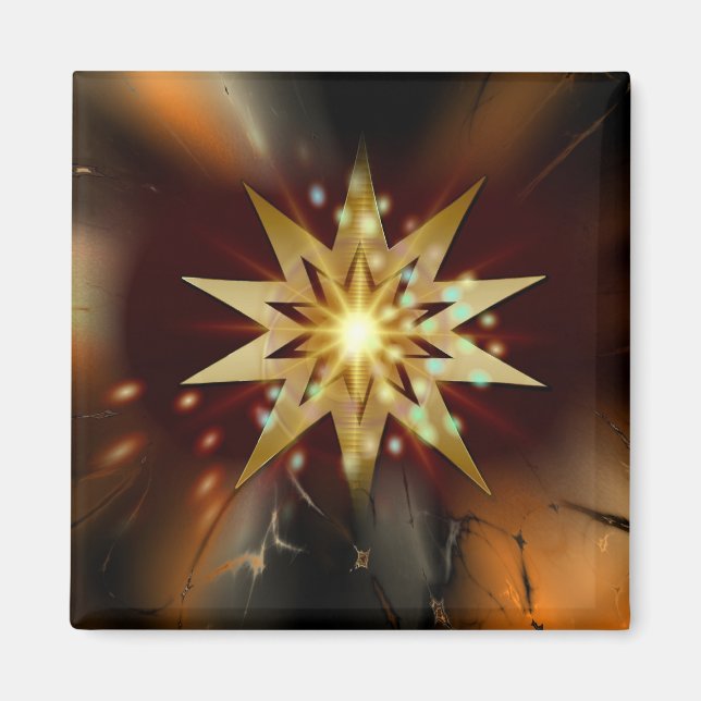 Christmas star magnet (Front)
