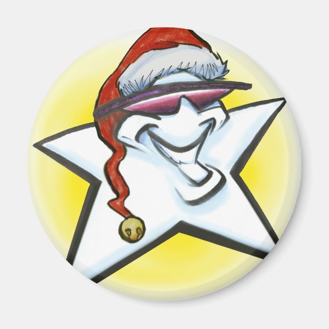 Christmas Star Magnet (Front)