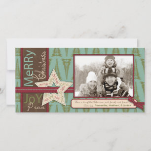 Christmas Star Photo Card